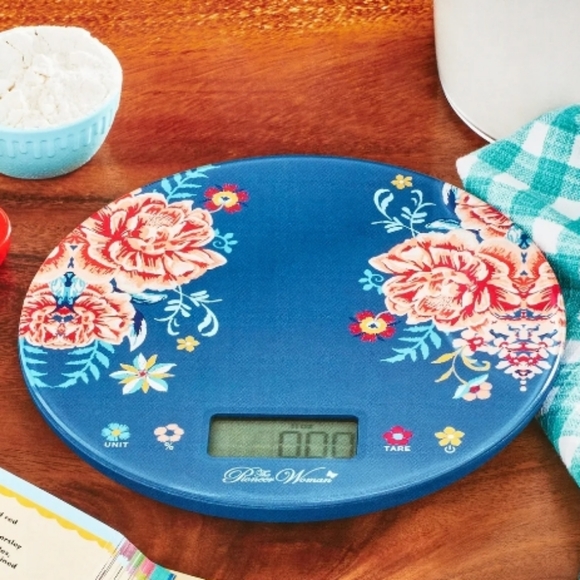 ❤️ New Pioneer Woman Keepsake Floral Bakery Digital Glass Scale - Picture 1 of 7